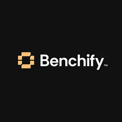 Benchify brand asset featured on dribbble.com