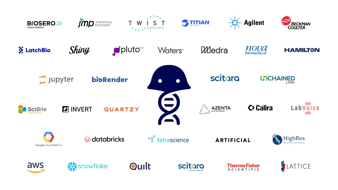Benchling brand asset featured on benchling.com