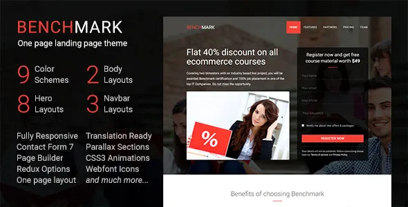 Benchmark brand asset featured on themeforest.net