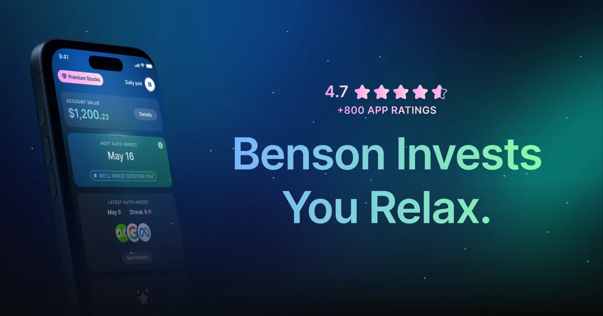 Benson brand asset featured on meetbenson.com