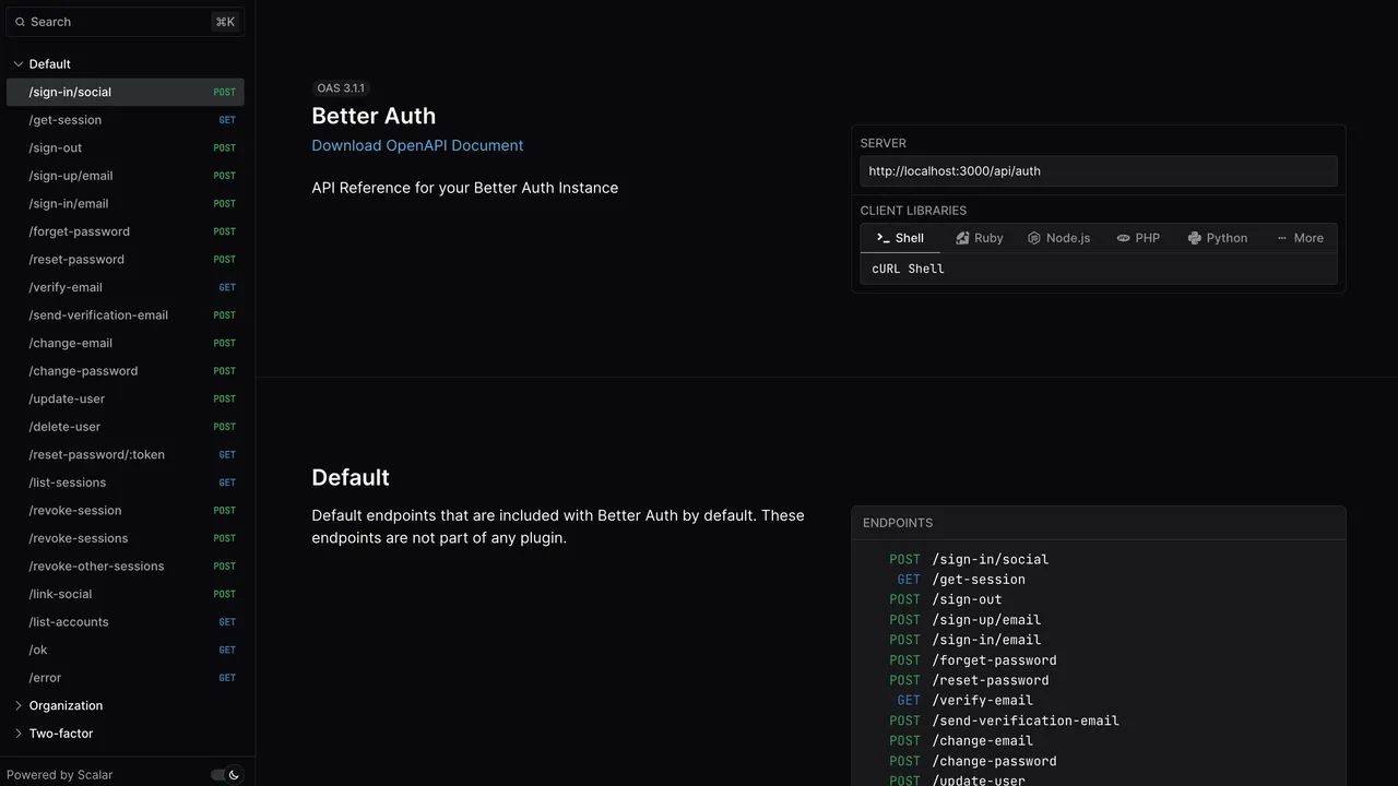 Better Auth brand asset featured on better-auth.com