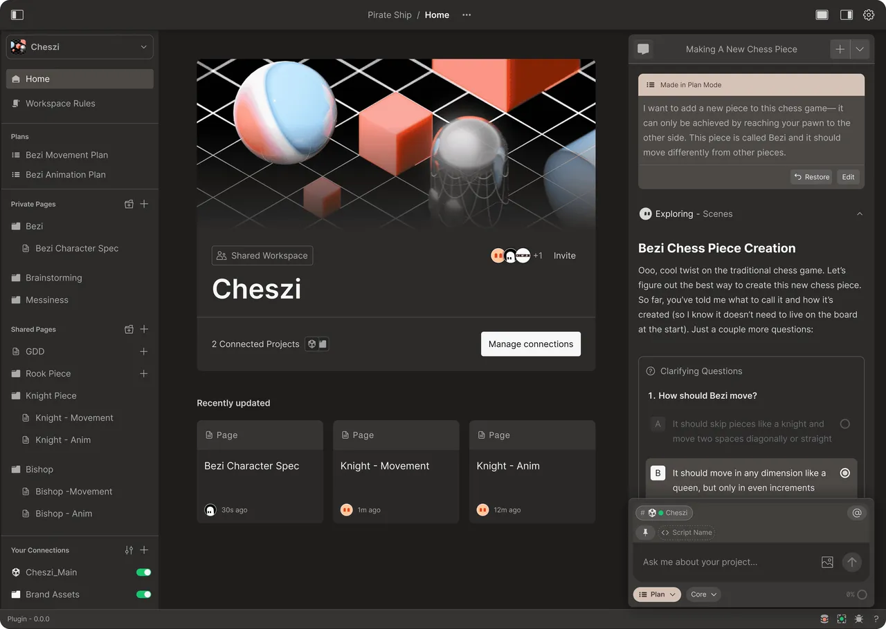Bezi brand asset featured on bezi.com