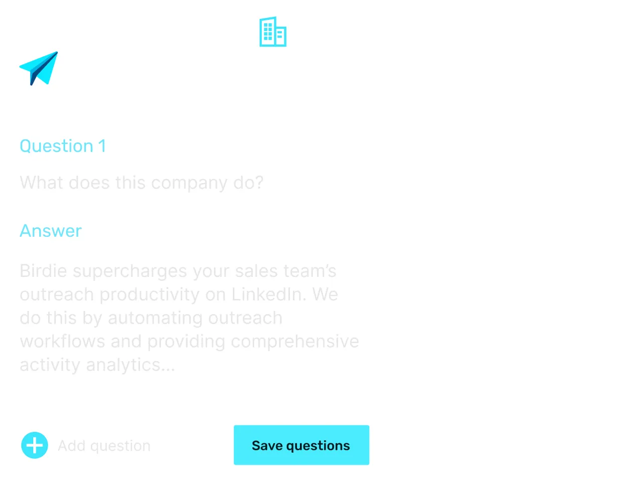 Birdie brand asset featured on getbirdie.io