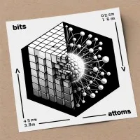 Bits to Atoms brand asset featured on linkedin.com
