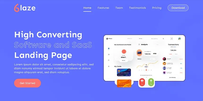 Blaze brand asset featured on uideck.com