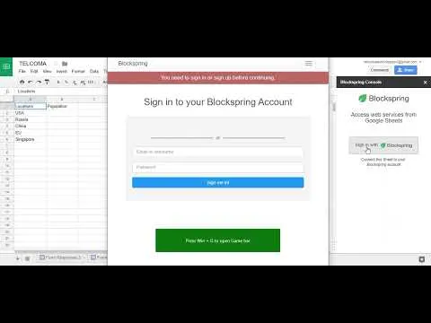 Blockspring brand asset featured on youtube.com