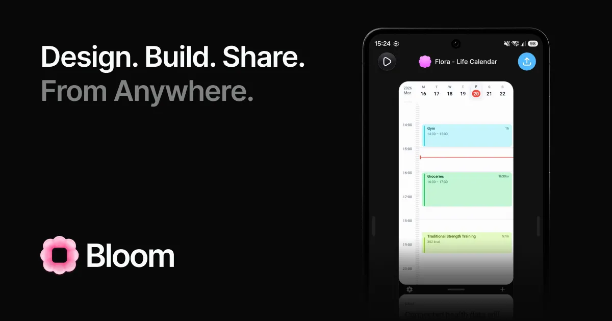 Bloom brand asset featured on bloom.diy