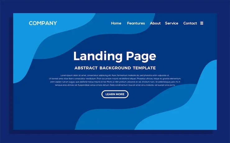 Blue brand asset featured on freepik.com