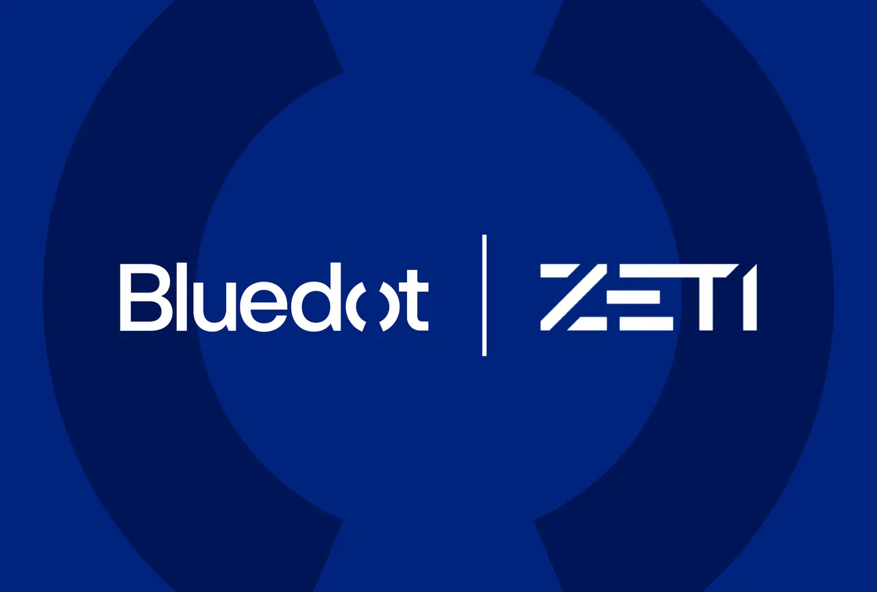 Bluedot brand asset featured on thebluedot.co