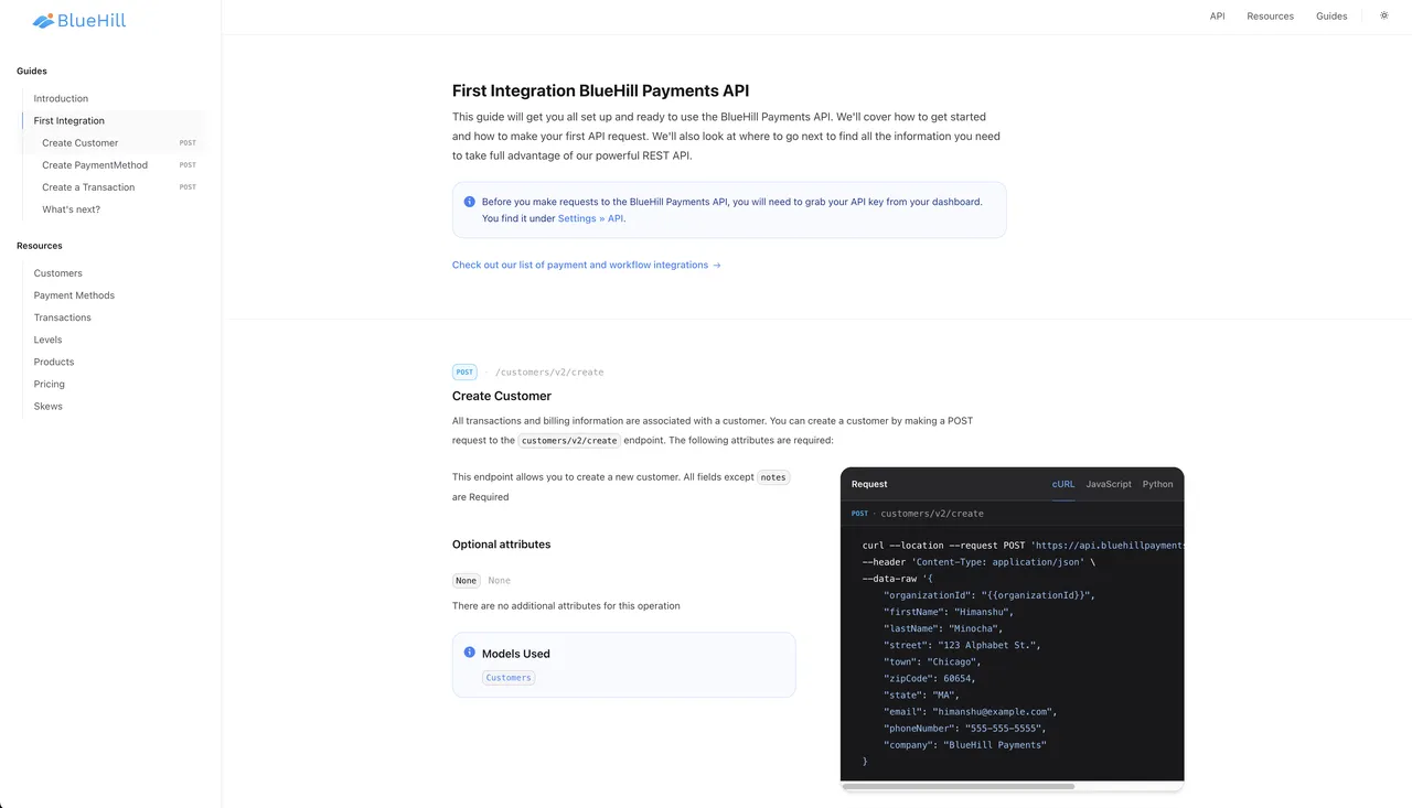 BlueHill Payments brand asset featured on bluehillpayments.com