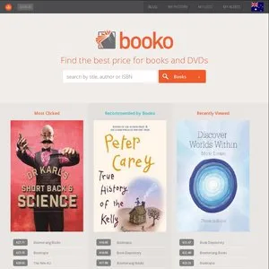 Booko brand asset featured on ozbargain.com.au