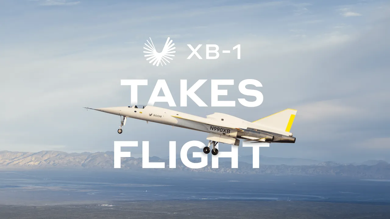 Boom brand asset featured on boomsupersonic.com