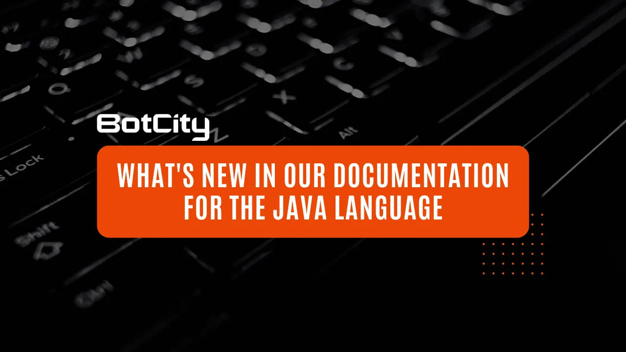 BotCity brand asset featured on blog.botcity.dev