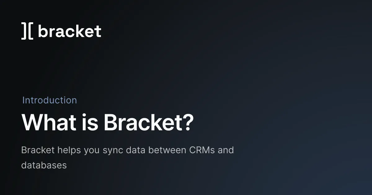 Bracket brand asset featured on docs.usebracket.com