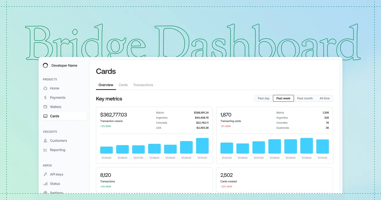 Bridge brand asset featured on bridge.xyz