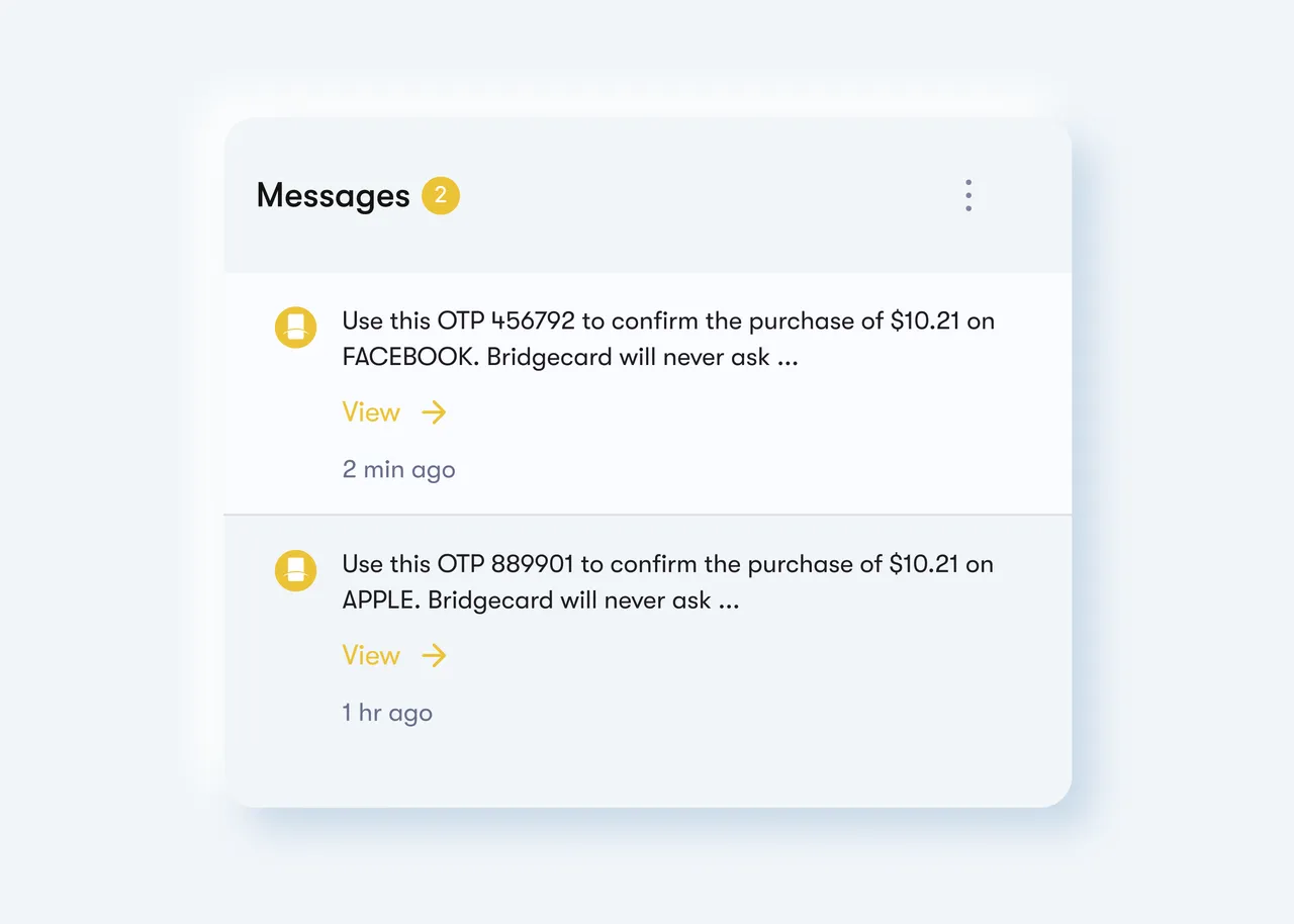 Bridgecard brand asset featured on bridgecard.cards