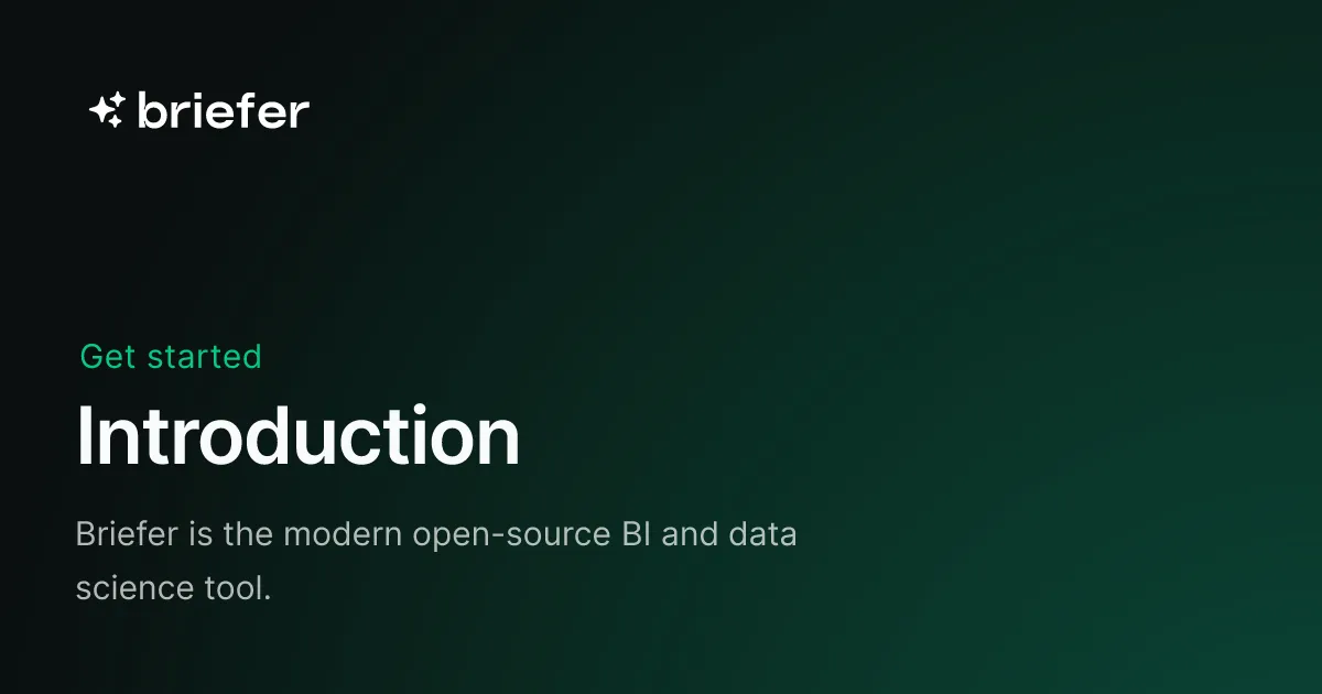 Briefer brand asset featured on docs.briefer.cloud