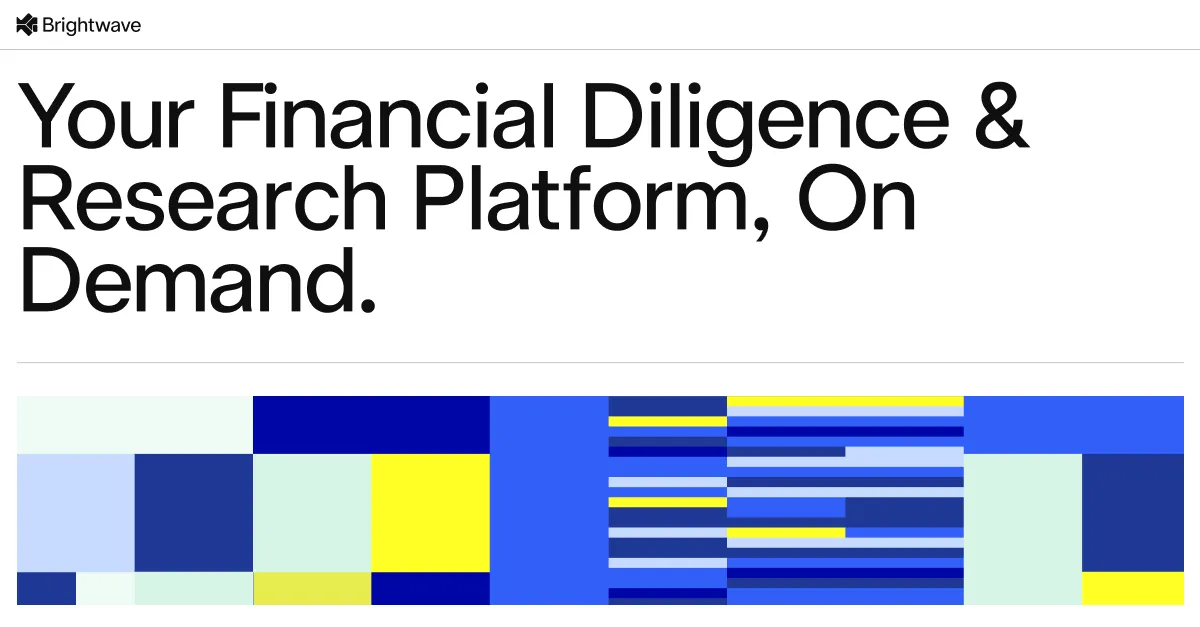 Brightwave brand asset featured on brightwave.io