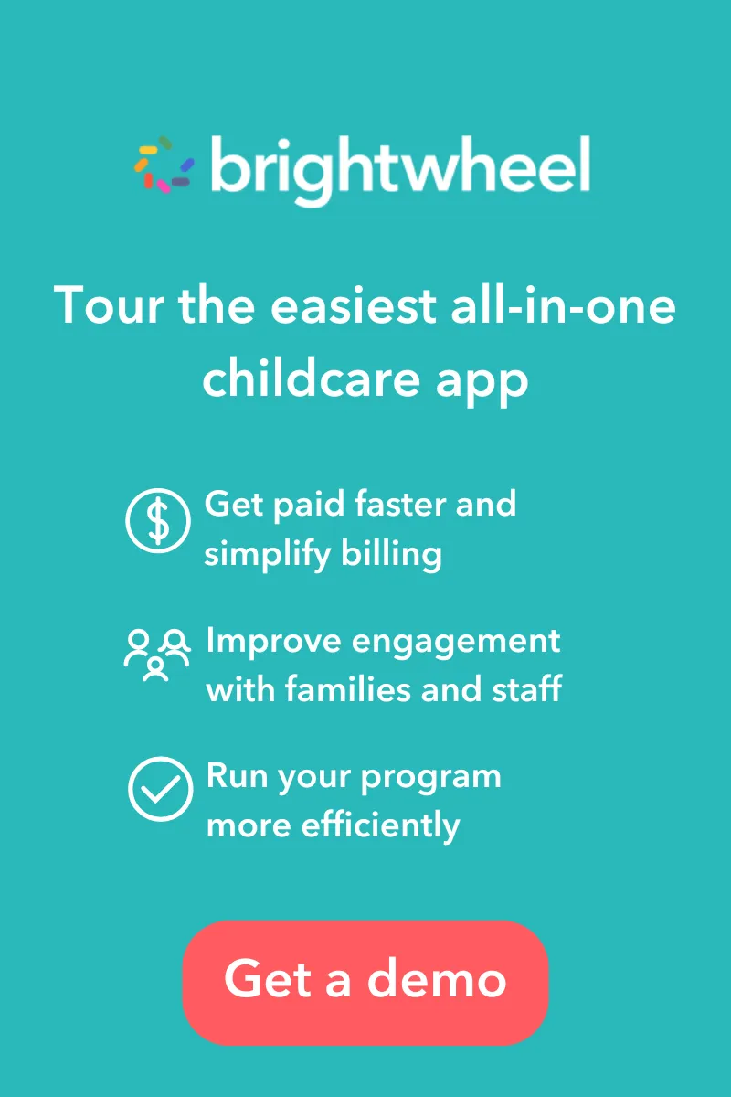 Brightwheel brand asset featured on mybrightwheel.com