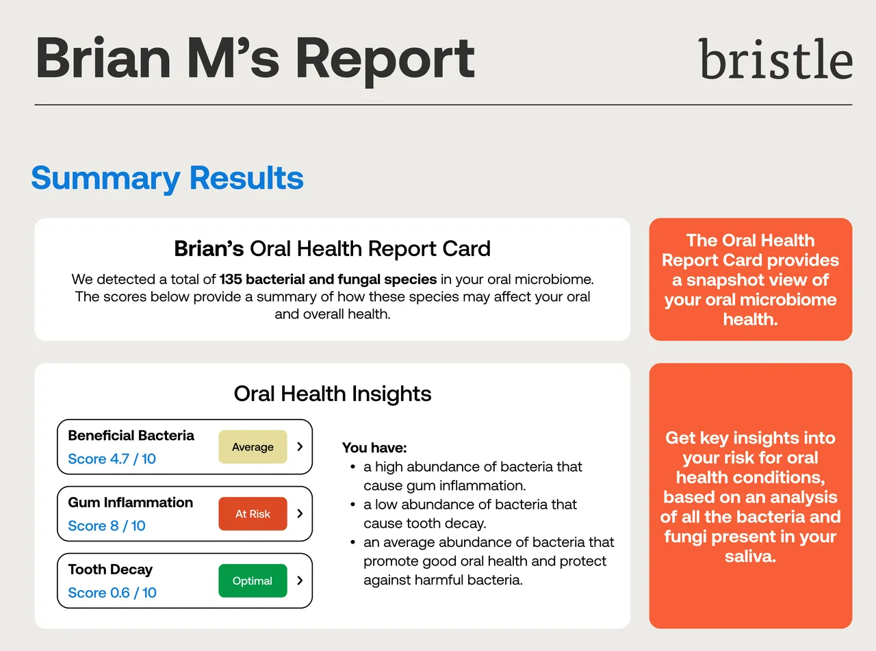 Bristle brand asset featured on bristlehealth.com