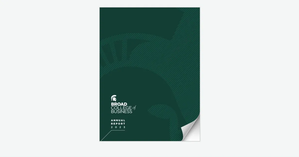 Broad brand asset featured on broad.msu.edu