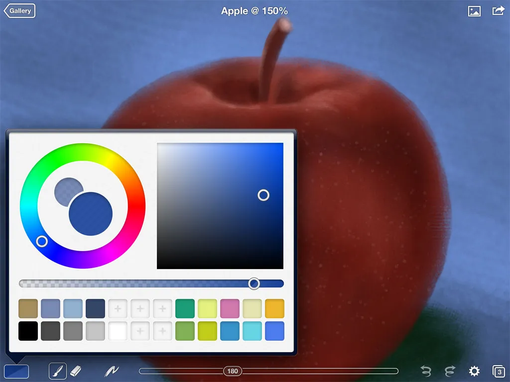 Brushes brand asset featured on brushesapp.com