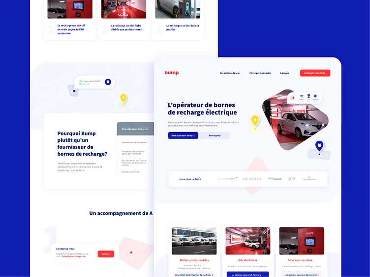 Bump brand asset featured on dribbble.com