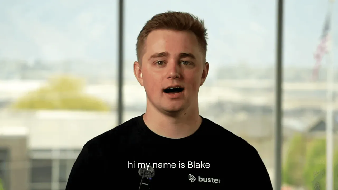 Buster brand asset featured on buster.so
