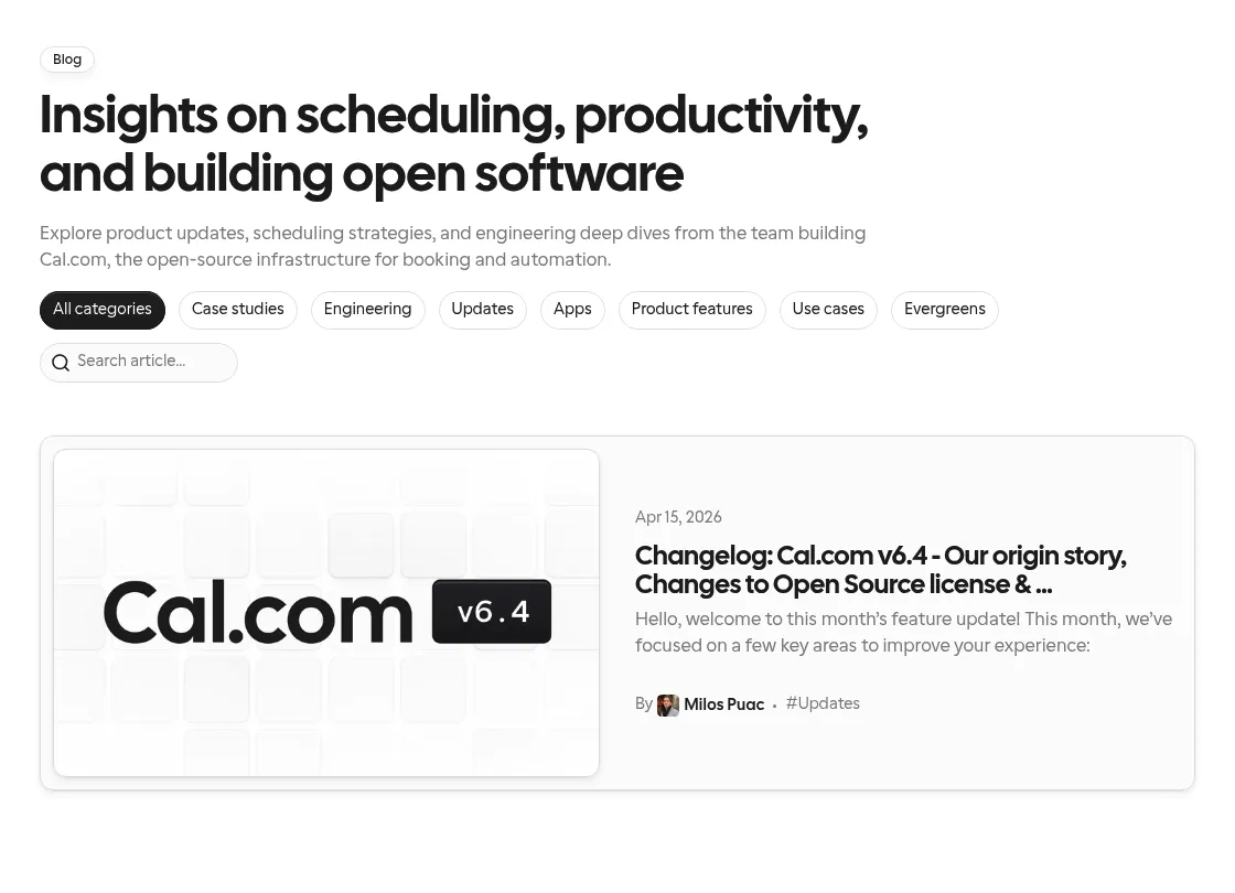 Cal.com brand asset featured on cal.com