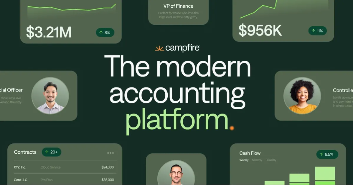 Campfire brand asset featured on meetcampfire.com