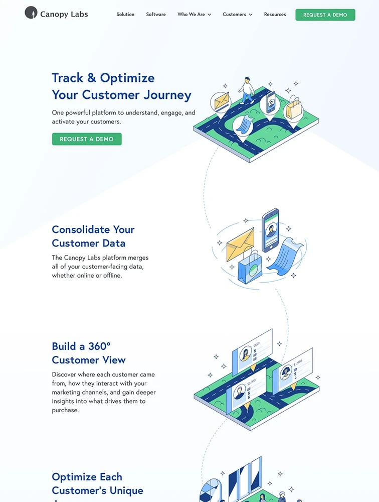 Canopy Labs brand asset featured on lapa.ninja