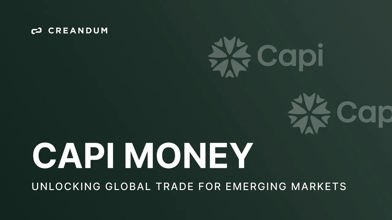 Capi Money brand asset featured on creandum.com