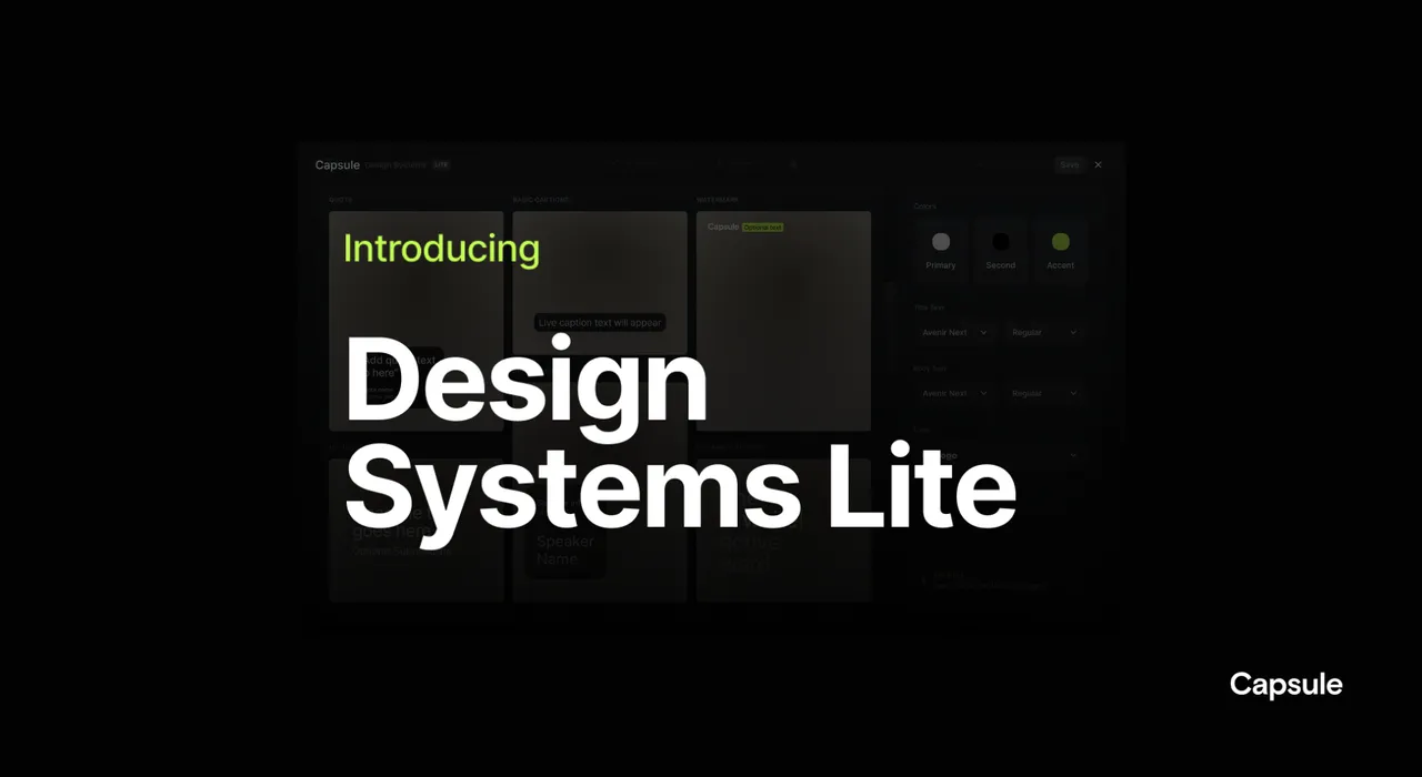 CAPSULE brand asset featured on capsule.video