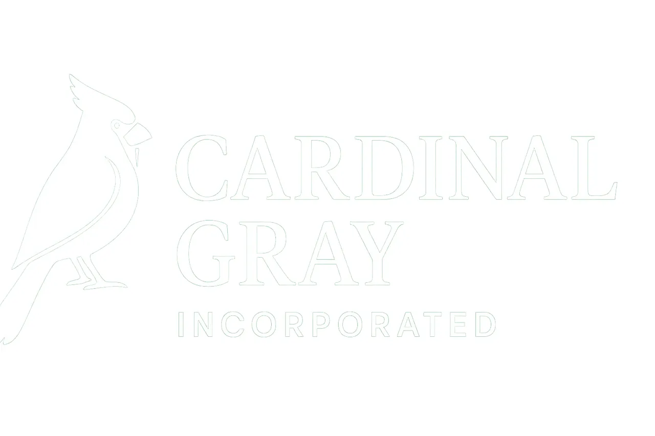 Cardinal Gray brand asset featured on cardinaliscardinalis.com