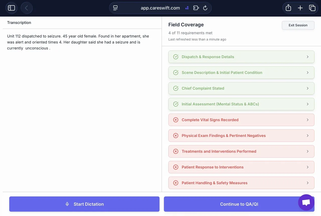 CareSwift brand asset featured on careswift.com