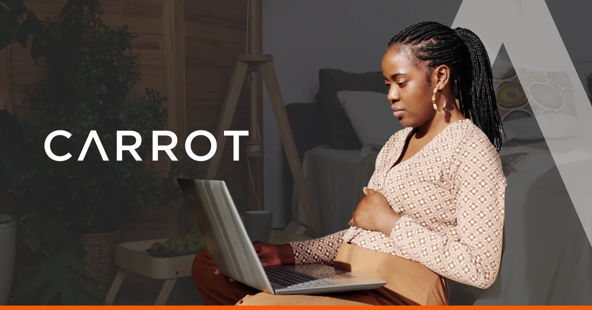 Carrot Fertility brand asset featured on get-carrot.com