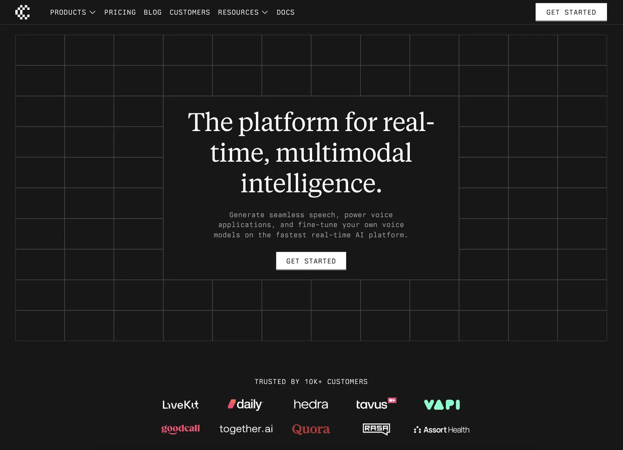 Cartesia brand asset featured on cartesia.ai