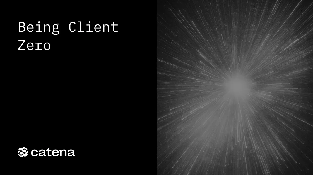 Catena Labs brand asset featured on catenalabs.com
