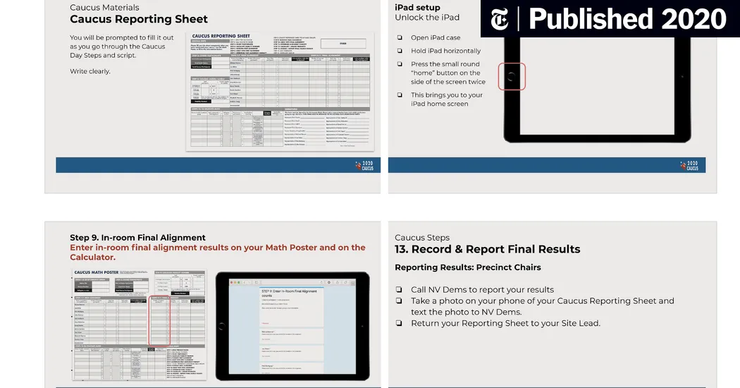 Caucus brand asset featured on nytimes.com