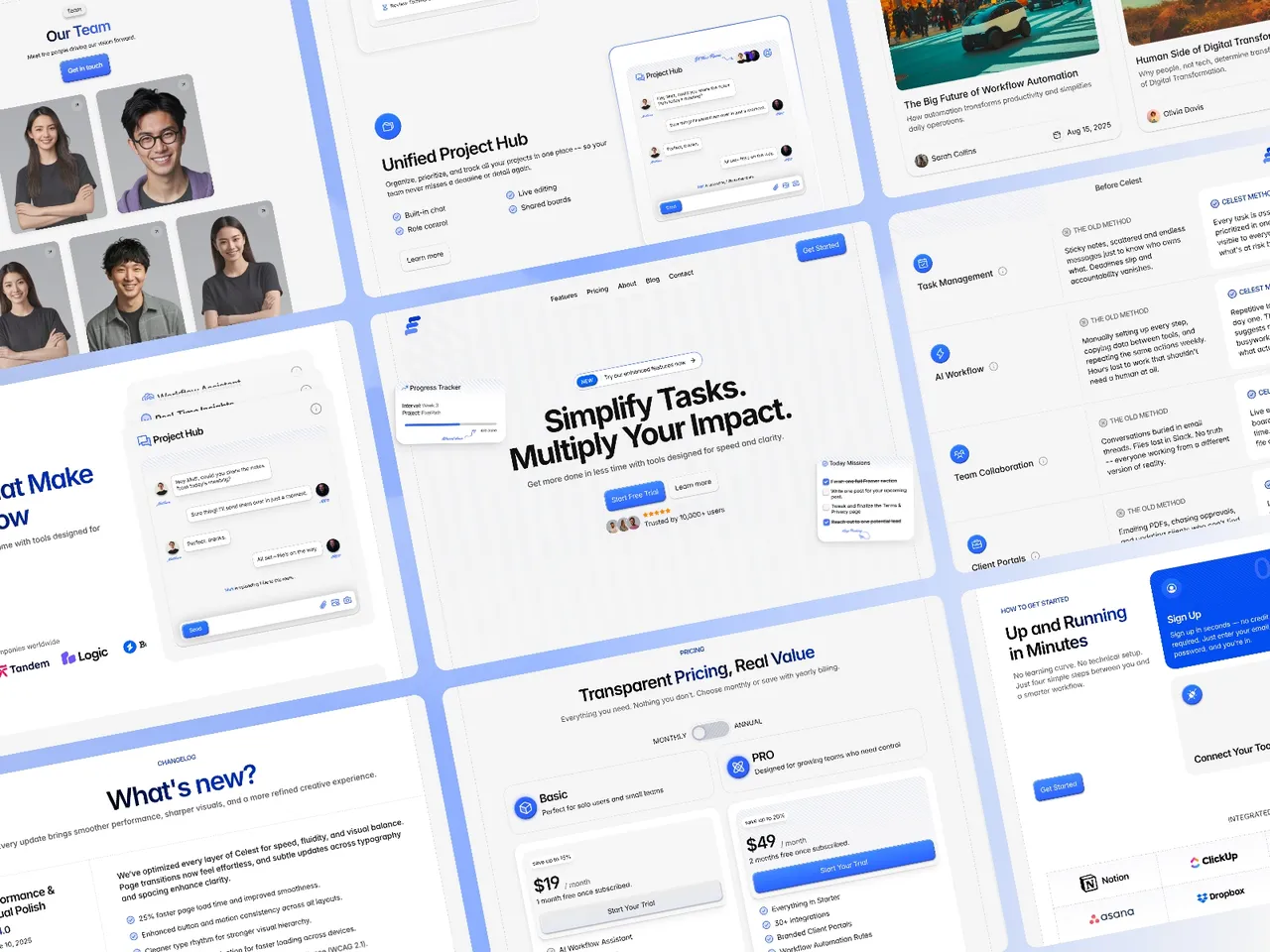Celest brand asset featured on framer.com