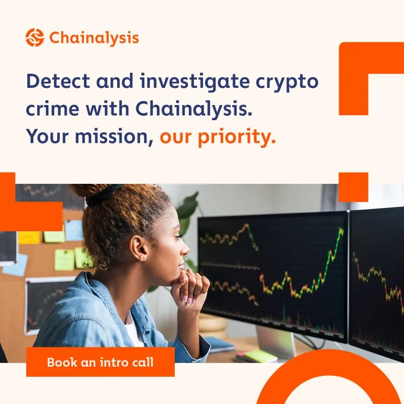 Chainalysis brand asset featured on linkedin.com