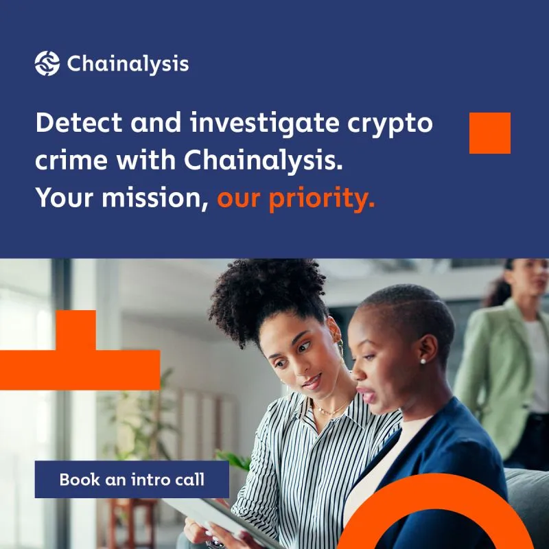 Chainalysis brand asset featured on linkedin.com