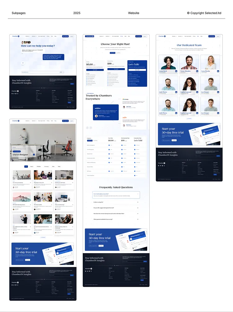 Chamber brand asset featured on dribbble.com