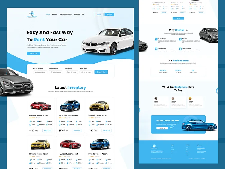 Chariot brand asset featured on dribbble.com