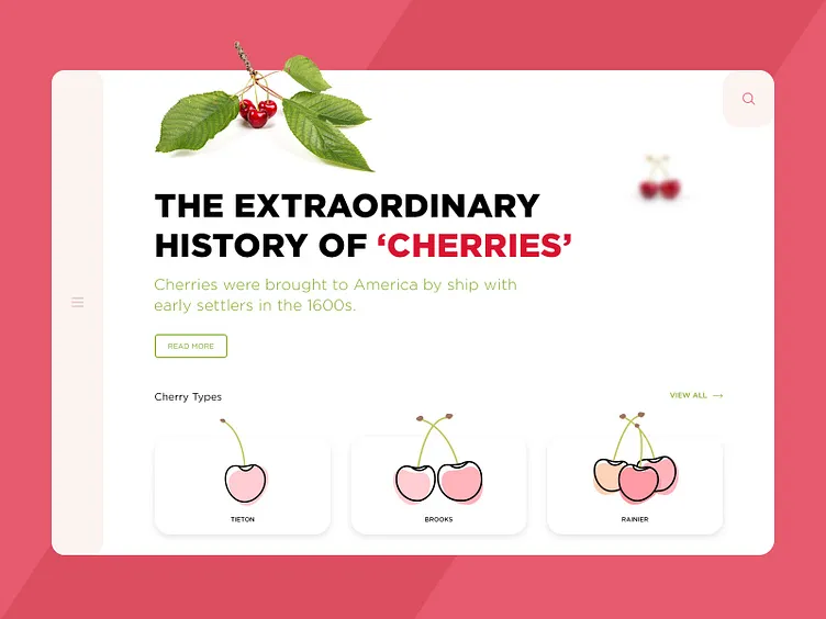Cherry brand asset featured on dribbble.com