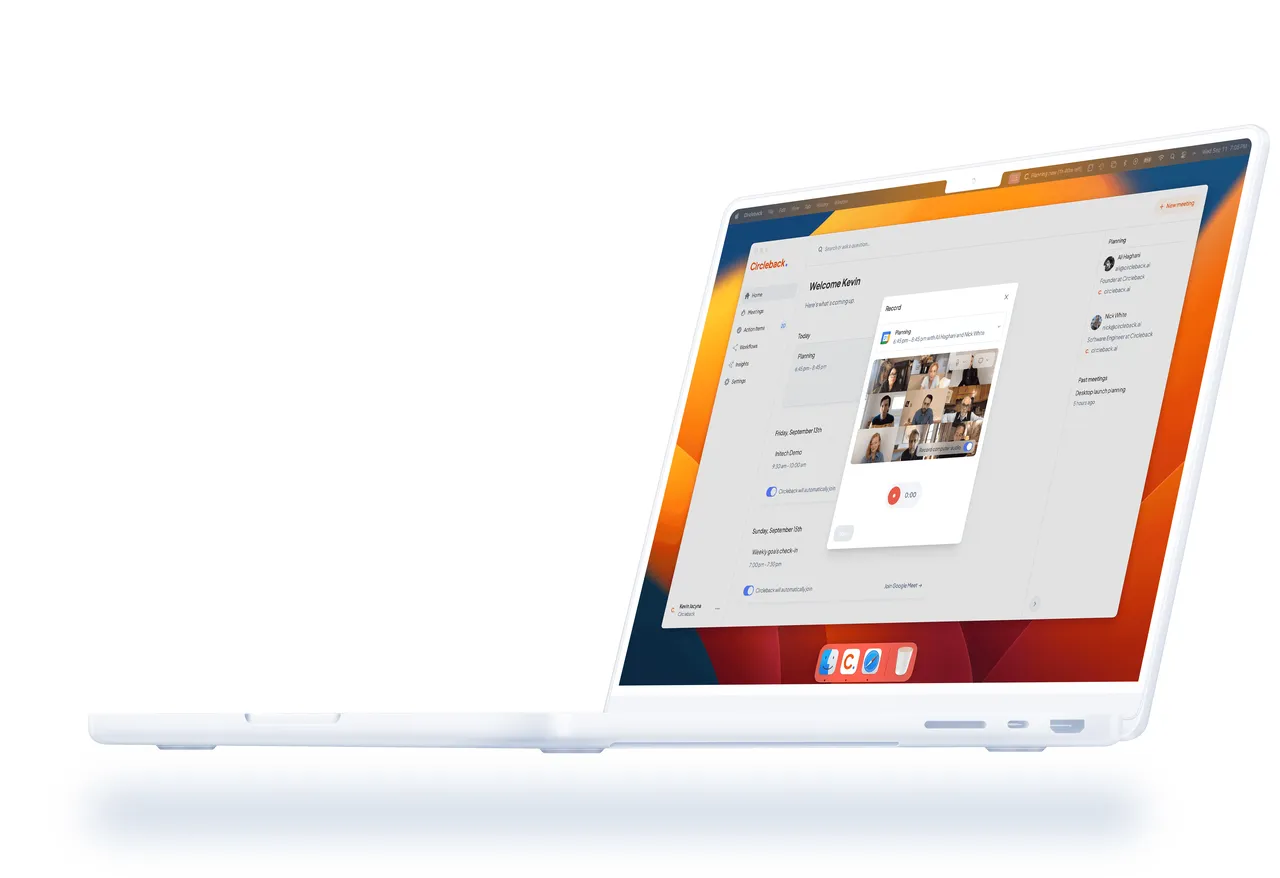 Circleback brand asset featured on circleback.ai