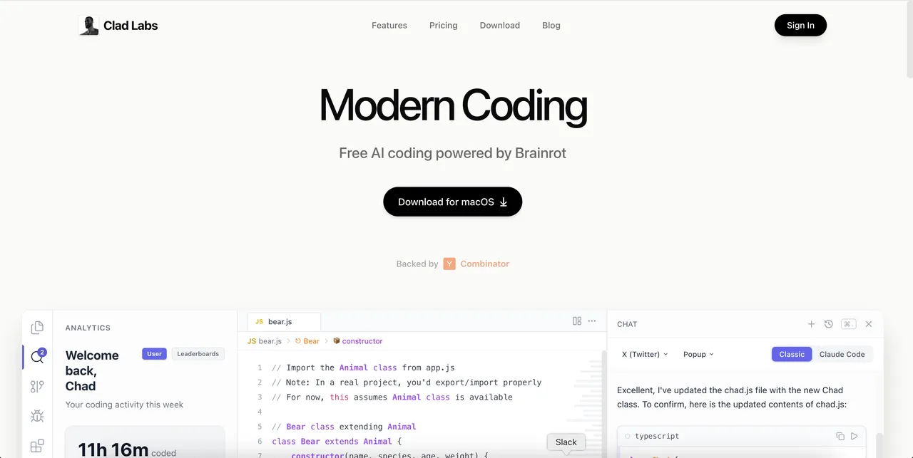 Clad Labs brand asset featured on cladlabs.ai