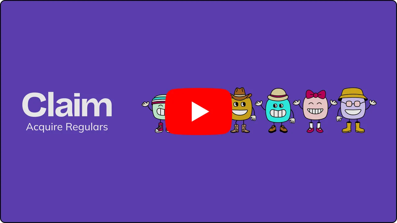 Claim (Acquired by GrubHub) brand asset featured on claim.co