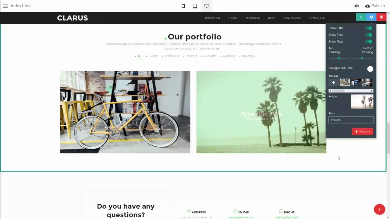 Clarus brand asset featured on youtube.com