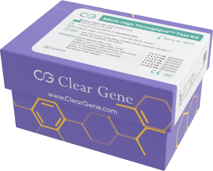 Clear Gene brand asset featured on cleargene.com